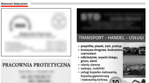 Reklamy w Wiadomościach Nadarzyńskich niezgodne z prawem, ale... wójt to naprawi!!!